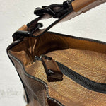 Load image into Gallery viewer, Burberry Metallic Copper Leather Hobo Bag (Pre-owned)
