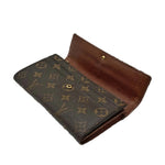 Load image into Gallery viewer, Louis Vuitton Sarah wallet in brown monogram canvas (Pre-owned)
