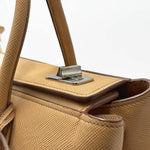 Load image into Gallery viewer, Prada Caramel Saffiano Lux Leather Twin Tote Bag (Pre-owned) HJTX82W
