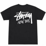 Load image into Gallery viewer, Stussy Stock New York T-shirt Black

