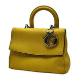 Load image into Gallery viewer, Dior Light Yellow Leather Mini Be Dior Top Handle Bag (Pre-owned)
