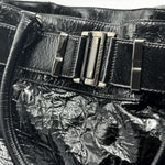Load image into Gallery viewer, Burberry Black Patent Leather Healy Small Knot Tote Bag (Pre-owned) MQMYCG8
