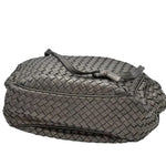 Load image into Gallery viewer, Bottega Veneta Intrecciatio Shoulder Bag Metallic Grey (Pre-owned) 2K4C9HD
