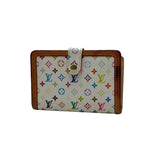 Load image into Gallery viewer, Louis Vuitton White Monogram Multicolore French Purse Wallet (Pre-owned)
