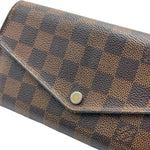 Load image into Gallery viewer, Louis Vuitton Sarah Wallet Damier Ebene Brown Monogram Canvas (Pre-owned)
