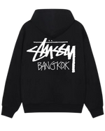 Load image into Gallery viewer, Stussy Stock Bangkok Zip Hood Black

