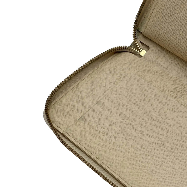 Louis Vuitton Damier Azur Canvas Zippy Organizer Wallet (Pre-owned)