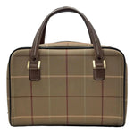 Load image into Gallery viewer, Burberry Nova Check Boston Bag Nylon Canvas Brown Auth (Pre-owned)

