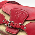 Load image into Gallery viewer, Prada Canapa Grezza Shoulder Bag (Pre-owned) 798B4X2
