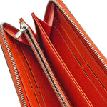 Load image into Gallery viewer, Louis Vuitton Zippy Wallet Ivory Epi Leather Orange (Pre-owned)
