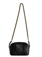 Load image into Gallery viewer, Prada Black Quilted Soft Calfskin Leather Diagramme Camera Crossbody Bag (Like new) K7JVRDD

