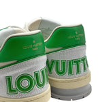 Load image into Gallery viewer, Louis Vuitton Trainer Green Mesh (9/10 condition)
