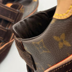 Load image into Gallery viewer, Louis Vuitton Brown Monogram Canvas and Suede Trainer (Pre-owned)
