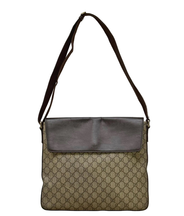 Gucci GG Supreme Messenger Bag Crossbody Bag (Pre-owned)