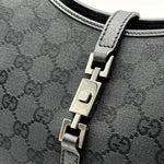 Load image into Gallery viewer, Gucci Monogram Bardot Shoulder Bag Black (Pre-owned) 7WYYM3H
