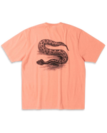 Load image into Gallery viewer, Stussy Serpent Tee Pigment Dyed Sherbert
