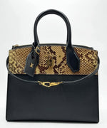 Load image into Gallery viewer, Louis Vuitton  Python/Leather City Streamer MM Noir (Like new) CMTJ609
