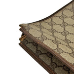 Load image into Gallery viewer, Gucci Ophidia Brown Canvas Clutch Bag Vintage (Pre-owned) MXJR6TW

