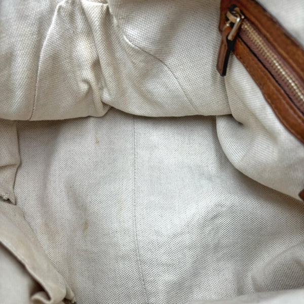 Gucci Beige/Brown GG Canvas Medium Bella Hobo Bag (Pre-owned) 48JHQKJ