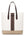 Gucci Medium White Canvas Striped Tote Bag (Pre-owned) 64V9287