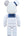 Bearbrick Stay Puft Marshmallow Man 400%
White