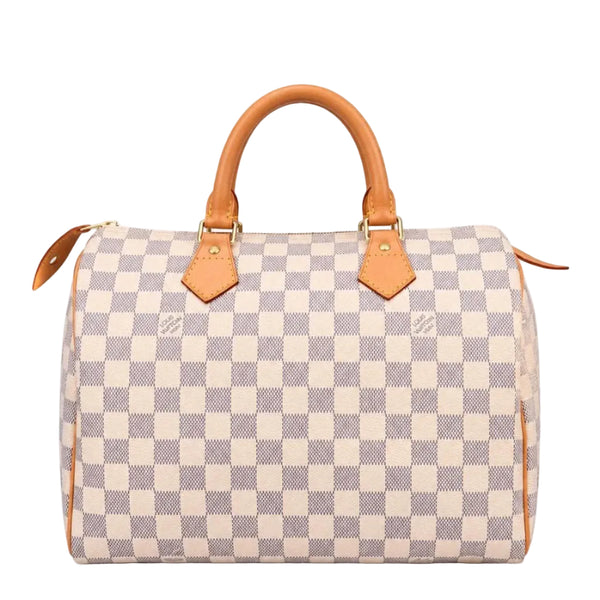 Louis Vuitton Damier Azur Canvas Speedy Bandouliere 30 Bag (Pre-owned)