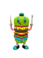 Load image into Gallery viewer, The Burgy (Green) by Christian Tamondong x Secret Fresh Gallery x ToyQube
