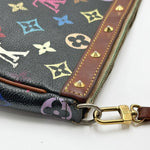 Load image into Gallery viewer, Louis Vuitton x Takashi Murakami Multicolor Monogram Pochette Bag (Pre-owned) 8TKRRGY
