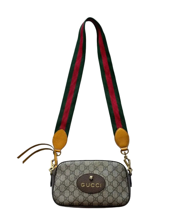Gucci Neo Vintage Camera Messenger Bag GG Coated Canvas Crossbody Bag (Pre-owned) 97B2TJ8