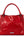 Burberry Red Check Embossed Patent Leather Bilmore Tote (Pre-owned)