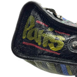 Load image into Gallery viewer, Balenciaga Agneau Arena Graffiti All Over Classic Hardware Mini City Black Multicolor (Like new) G4C7XRT
