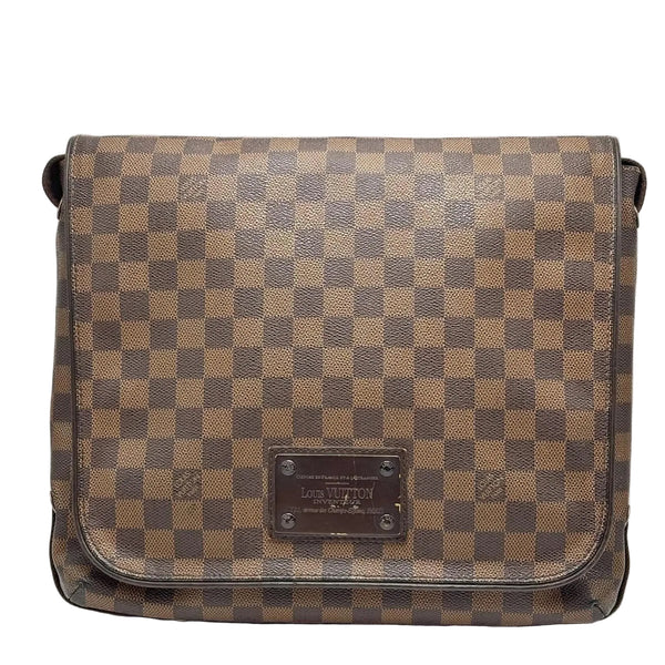 Louis Vuitton Damier Ebene Brooklyn MM Crossbody Bag (Pre-owned) 6RD9VXT