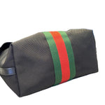 Load image into Gallery viewer, Gucci Techno Canvas Web Top Handle Shoulder Bag Black (Pre-owned)
