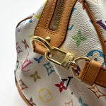 Load image into Gallery viewer, Louis Vuitton White Monogram "Murakami" Multicolore Courtney GM Bag (Pre-owned) CMVB4VW
