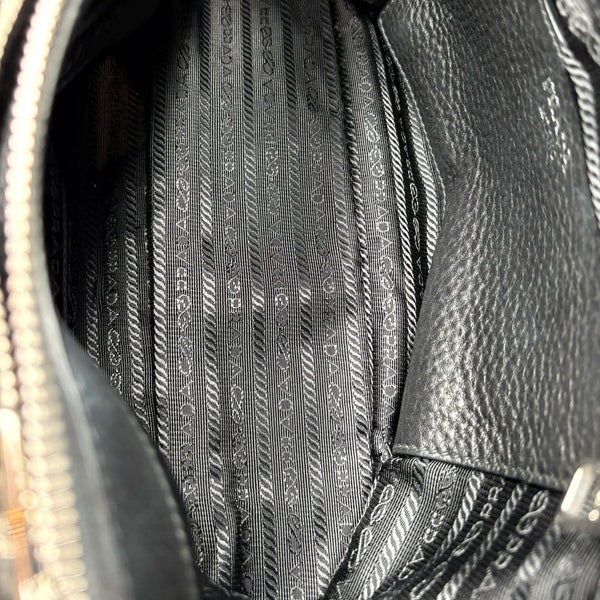 Prada 2000-2010 Grained Leather Black Satchel (Like new) 7DB2XCQ