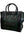 Celine Black/Green Calfskin Leather Mini Luggage Tote Bag (Pre-owned)