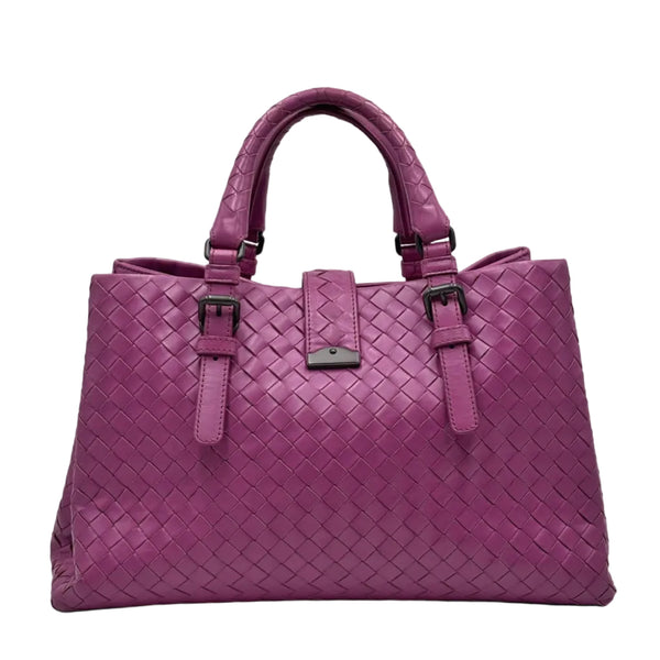 Bottega Veneta  Small Nappa Intrecciato Roma Satchel (Like new) M4TGWXH