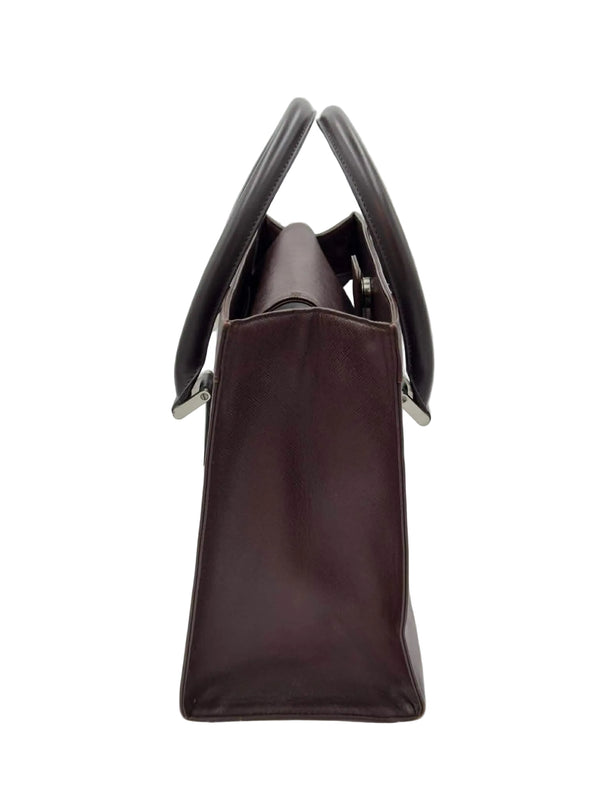 Burberry Brown Leather Tote Bag (preowned)