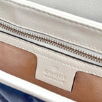 Load image into Gallery viewer, Gucci Calfskin Matelasse Diagonal Small Torchon GG Marmont Shoulder Bag (Pre-owned) GXKV2DR
