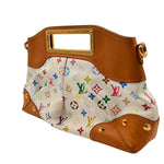 Load image into Gallery viewer, Louis Vuitton White Monogram “Murakami” Judy MM Bag (Pre-owned) G82MBTQ
