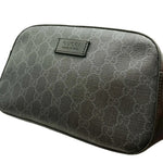 Load image into Gallery viewer, Gucci GG Supreme leather messenger Bag Black (Like new) RTD974G

