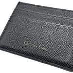 Load image into Gallery viewer, Dior Black Leather 30 Montaigne Card Holder (Pre-owned)
