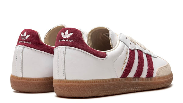 adidas Samba Sporty & Rich White Collegiate Burgundy