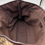 Load image into Gallery viewer, Gucci GG Canvas Tote Bag Beige Cloth (Pre-owned) WRVB3CH
