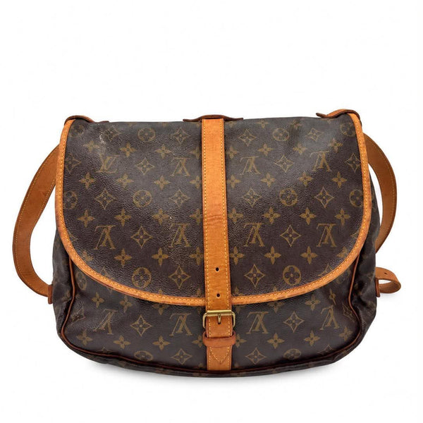Louis Vuitton Monogram Canvas Saumur 35 Messenger Bag (Like new) GYB93GT