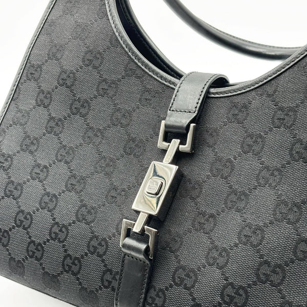 Gucci Monogram Jackie O Black (Pre-owned) K86B2GV
