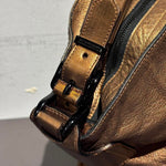 Load image into Gallery viewer, Burberry Metallic Copper Leather Hobo Bag (Pre-owned)
