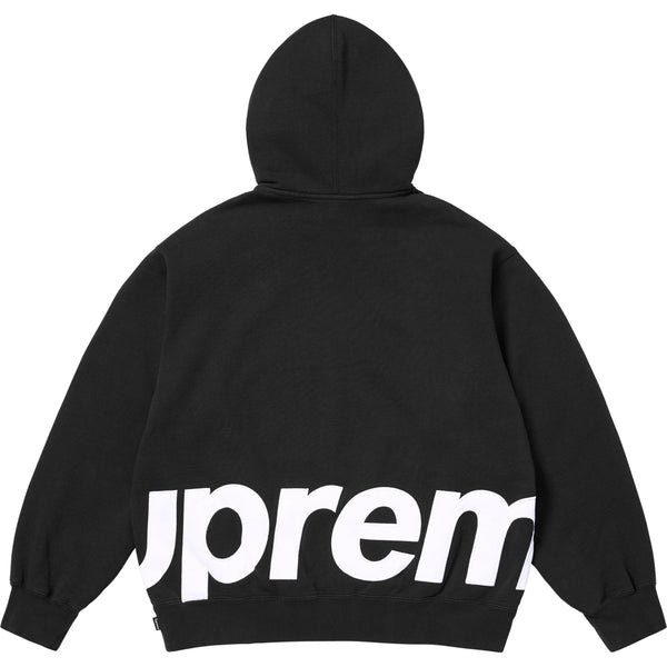 Supreme Big Logo Zip Up Hooded Sweatshirt
