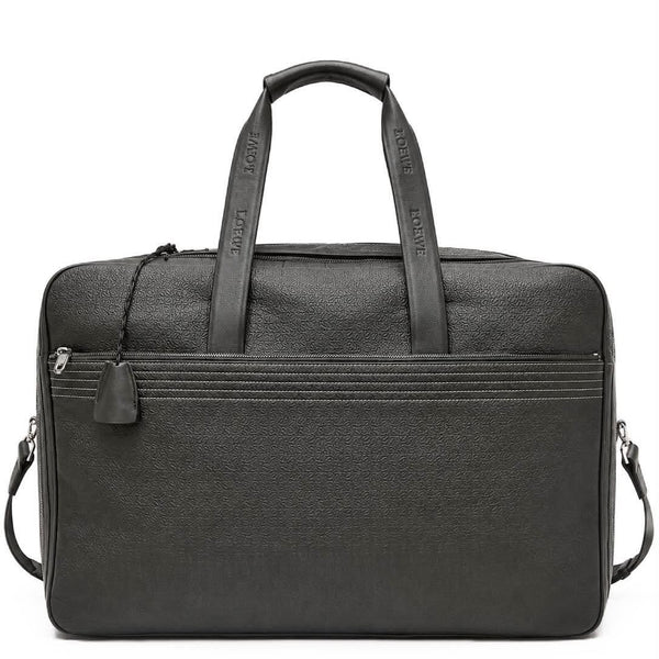 Loewe Repeat Anagram PVC Leather 2way Boston Bag Canvas Travel Bag (Like new)
