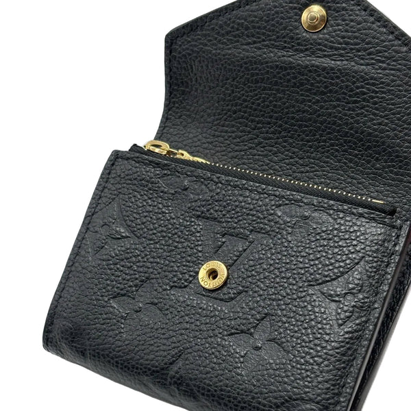Louis Vuitton Victorine Wallet Black Leather (Like new) VQMY8R2